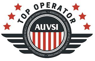 TOP OPERATOR AUVSI ASSOCIATION FOR UNMANNED VEHICLE SYSTEMS INTERNATIONAL ASSOCIATION FOR UNMANNED VEHICLE SYSTEMS INTERNATIONAL trademark