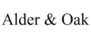 ALDER & OAK trademark