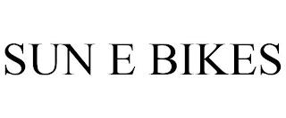 SUN E BIKES trademark