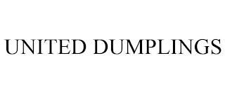 UNITED DUMPLINGS trademark