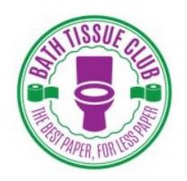 BATH TISSUE CLUB THE BEST PAPER, FOR LESS PAPER trademark