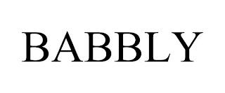 BABBLY trademark