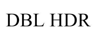 DBL HDR trademark