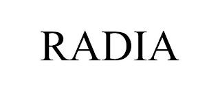 RADIA trademark