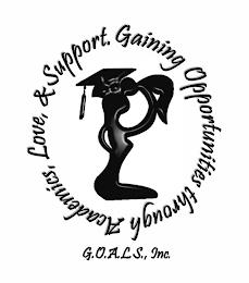 GAINING OPPORTUNITIES THROUGH ACADEMICS, LOVE, & SUPPORT. G.O.A.L.S., INC. trademark