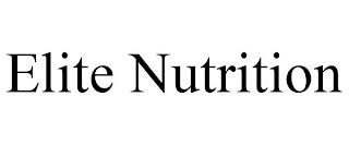 ELITE NUTRITION trademark