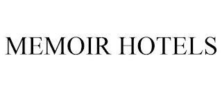 MEMOIR HOTELS trademark