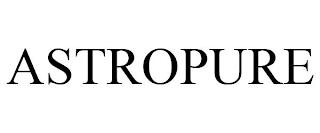 ASTROPURE trademark