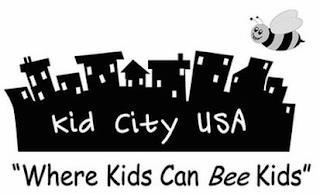 KID CITY USA "WHERE KIDS CAN BEE KIDS" trademark