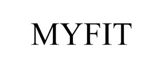 MYFIT trademark