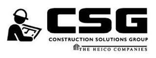 CSG CONSTRUCTION SOLUTIONS GROUP THE HEICO COMPANIES trademark