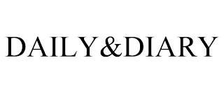 DAILY&DIARY trademark