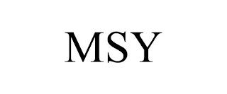 MSY trademark