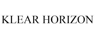 KLEAR HORIZON trademark