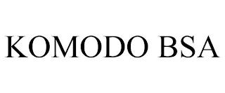 KOMODO BSA trademark