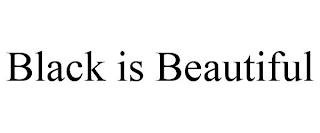 BLACK IS BEAUTIFUL trademark