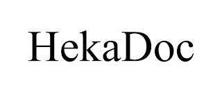 HEKADOC trademark