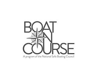 BOAT ON COURSE A PROGRAM OF THE NATIONALSAFE BOATING COUNCIL trademark