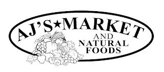 AJ'S MARKET AND NATURAL FOODS trademark