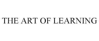 THE ART OF LEARNING trademark