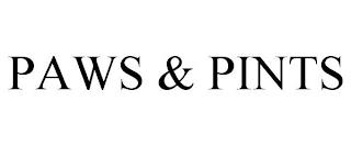 PAWS & PINTS trademark