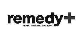 REMEDY RELAX. PERFORM. RECOVER. trademark