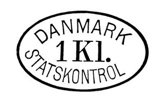 DANMARK 1 KL. STATSKONTROL 00 trademark