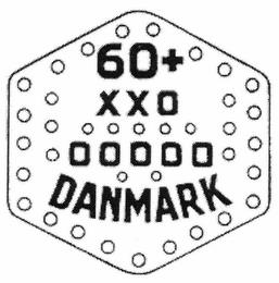 60 + XX0 00000 DANMARK trademark