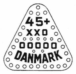 45 + XX0 00000 DANMARK trademark