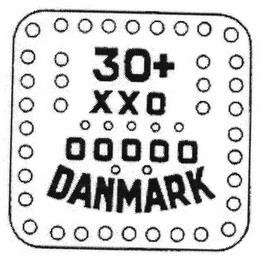 30 + XX0 00000 DANMARK trademark