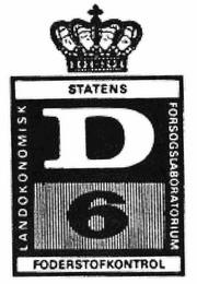 D 6 STATENS FODERSTOFKONTROL trademark