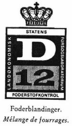 D 12 STATENS FODERSTOFKONTROL trademark