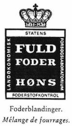 FULD FODER HONS STATENS FODERSTOFKONTROL trademark