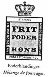 FRIT FODER HONS STATENS FODERSTOFKONTROL trademark