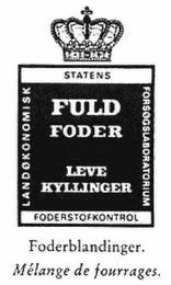 FULD FODER LEVE KYLLINGER STATENS FODERSTOFKONTROL trademark