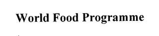 WORLD FOOD PROGRAMME trademark