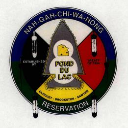 NAH-GAH-CHI-WA-NONG RESERVATION ESTABLISHED BY TREATY OF 1854 FOND DU LAC trademark