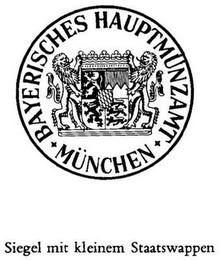 BAYERISCHES HAUPTMÜNZAMT MÜNCHEN trademark