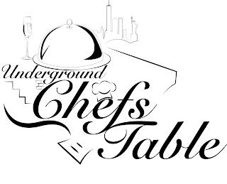 UNDERGROUND CHEFS TABLE trademark