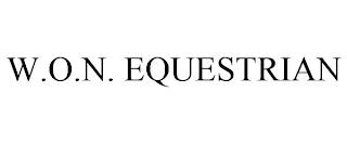 W.O.N. EQUESTRIAN trademark