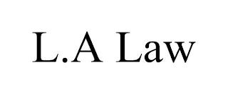 L.A LAW trademark