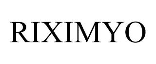 RIXIMYO trademark