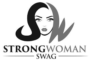 SW STRONG WOMAN SWAG trademark