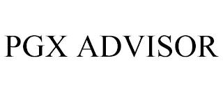 PGX ADVISOR trademark