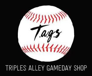 T.A.G.S TRIPLES ALLEY GAMEDAY SHOP trademark