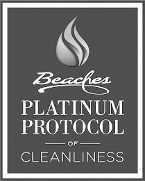 BEACHES PLATINUM PROTOCOL OF CLEANLINESS trademark