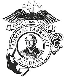 SCIENTIA OMNIA VINCIT ADMIRAL FARRAGUT ACADEMY trademark