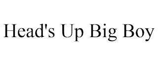 HEAD'S UP BIG BOY trademark