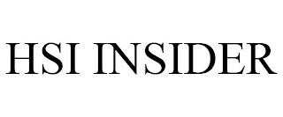 HSI INSIDER trademark