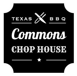 TEXAS BBQ COMMONS CHOP HOUSE trademark